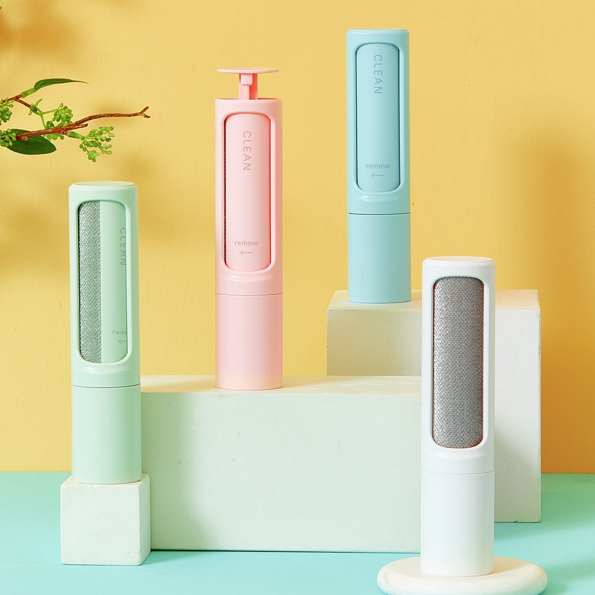 Reusable Pet Hair Remover Brush for Clothes & Fabric