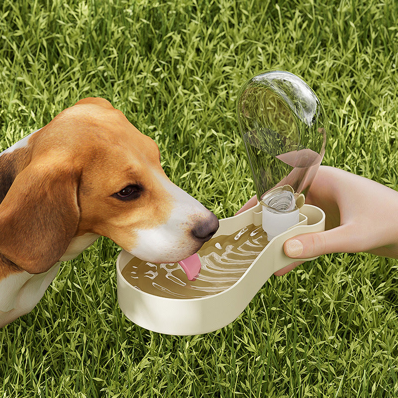 Portable Dog Water Bottle with Bowl