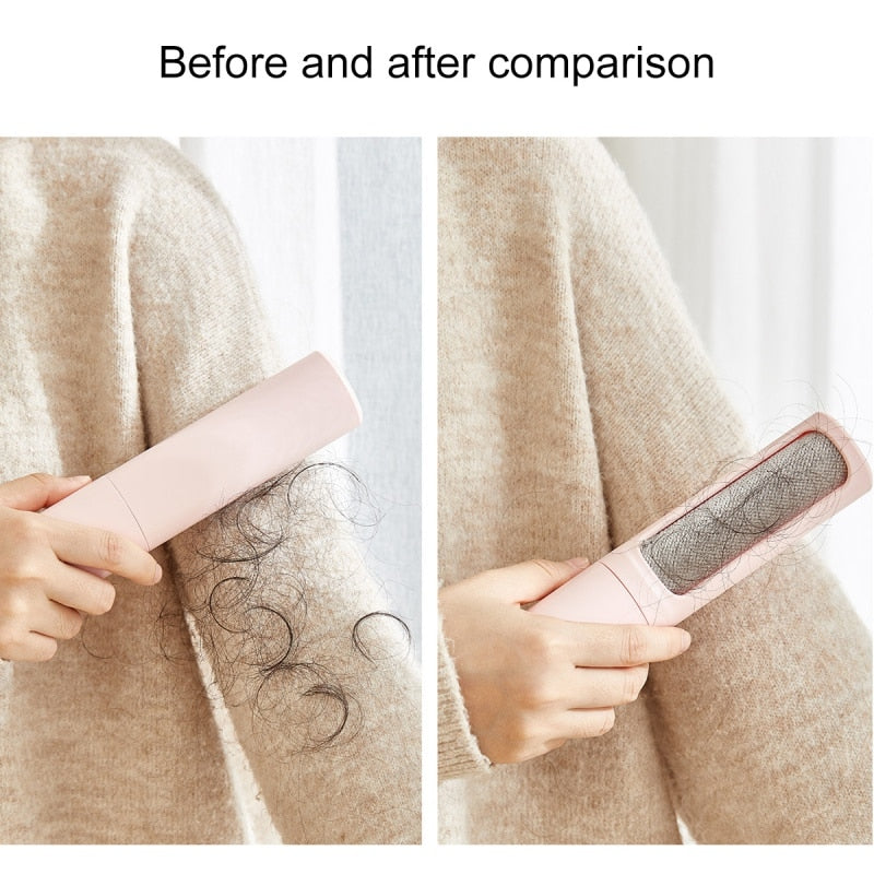 Reusable Pet Hair Remover Brush for Clothes & Fabric