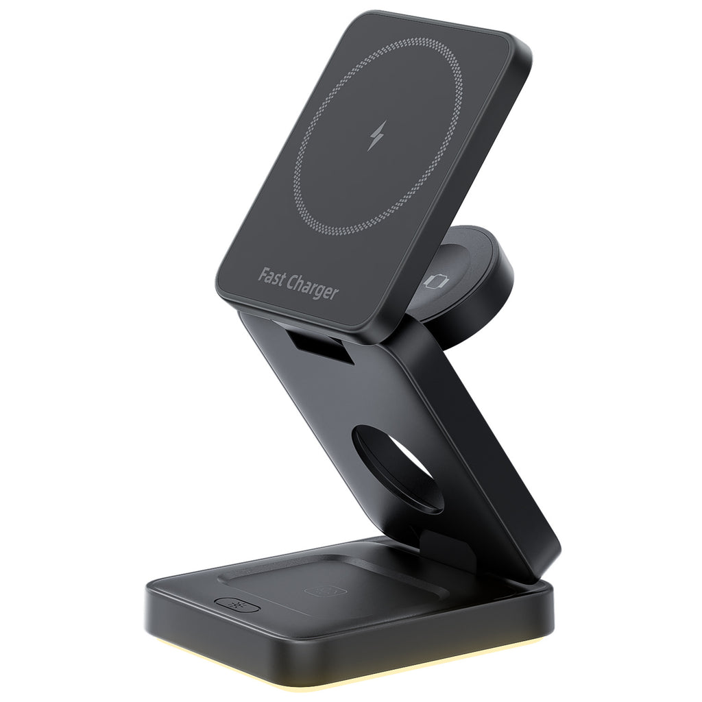 VAYLENO 3-in-1 Foldable Magnetic Wireless Charger